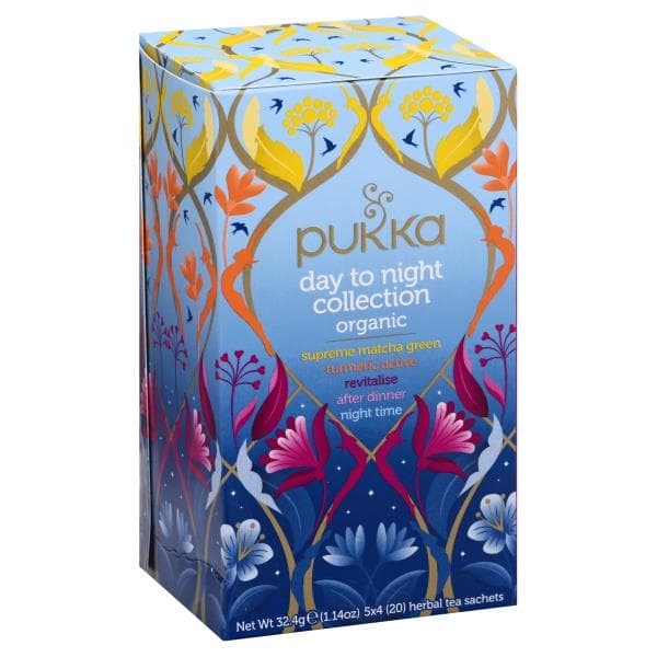Pukka Herbal Tea, Organic, Day To Night Collection, Sachets
