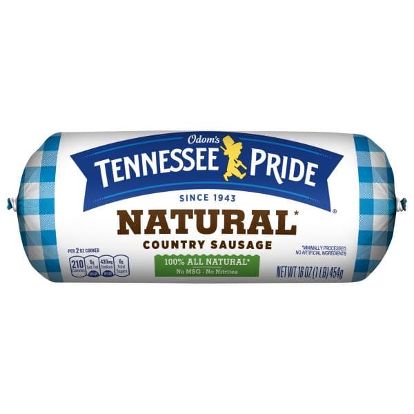 Odom'S Tennessee Pride Country Sausage, Natural