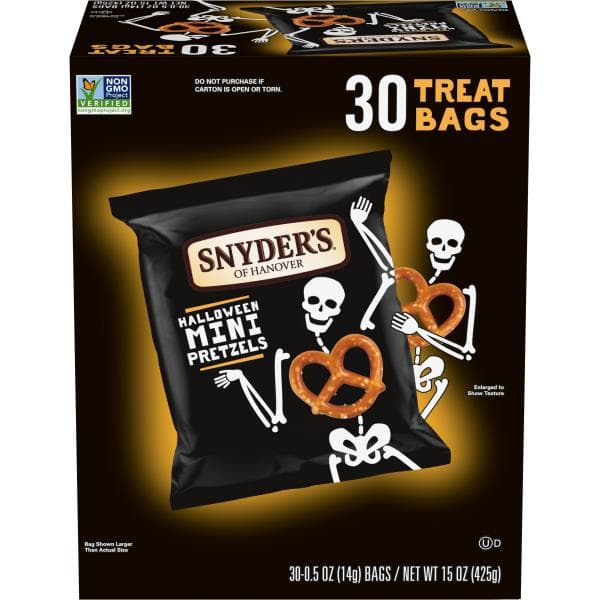 Snyder'S Halloween Mini Pretzels Treat Bags