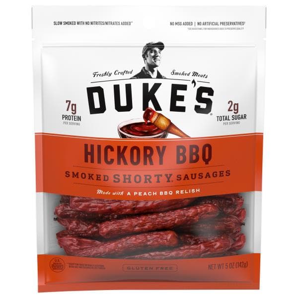 Duke'S Hickory Peach Bbq Smoked Shorty Sausages