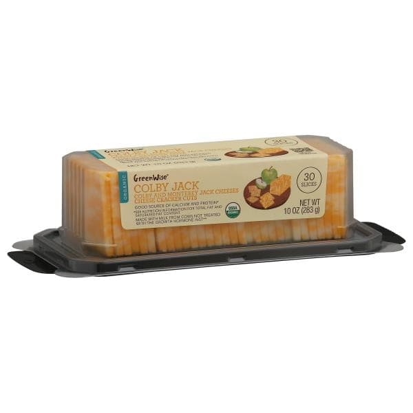 Greenwise Organic Colby Jack, Cracker Cut