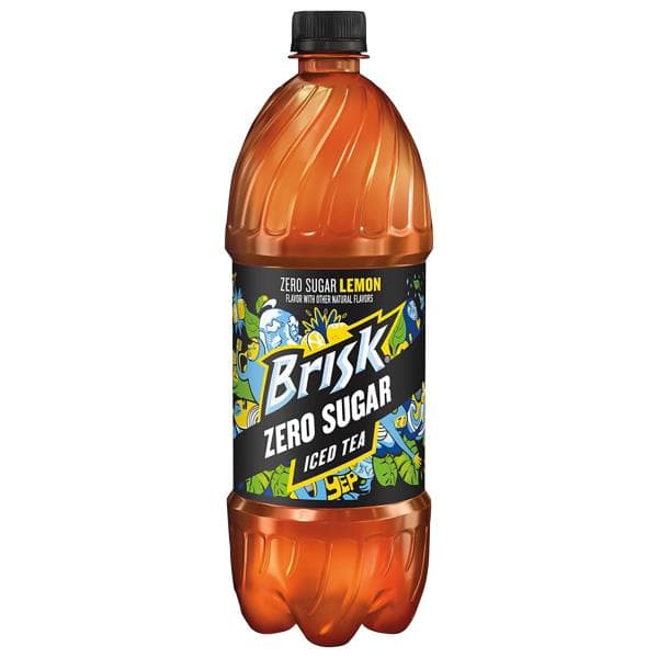 Brisk Iced Tea, Zero Sugar, Lemon