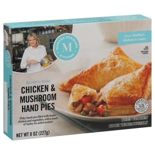 Martha Stewart Kitchen Chicken & Mushroom Hand Pies