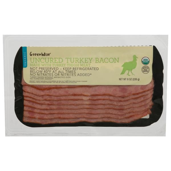 Greenwise Organic Uncured Turkey Bacon