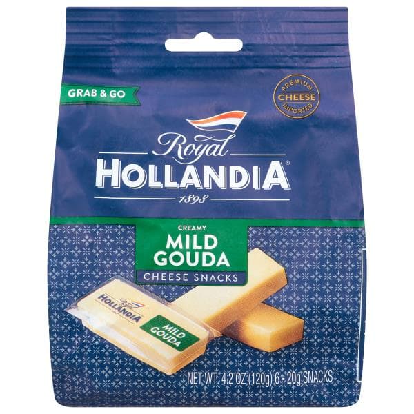 Royal Hollandia Cheese Snacks, Mild Gouda, Creamy