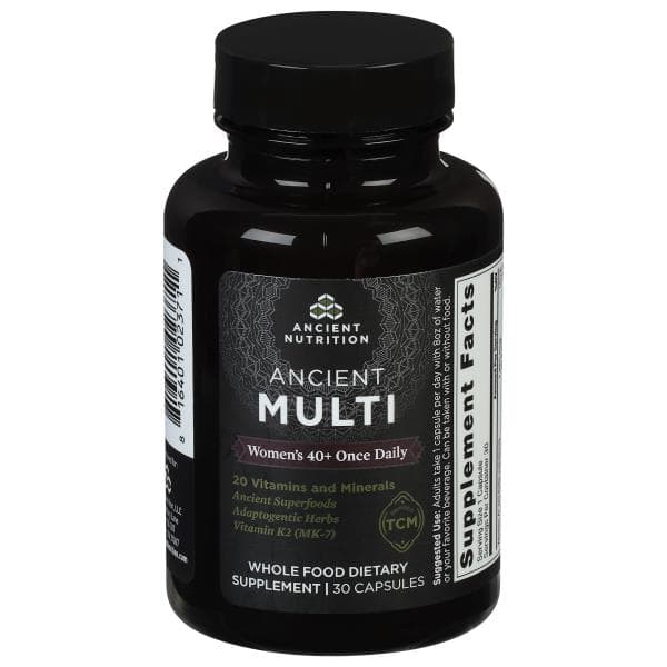 Ancient Nutrition Ancient Multi, Women'S 40+, Once Daily, Capsules