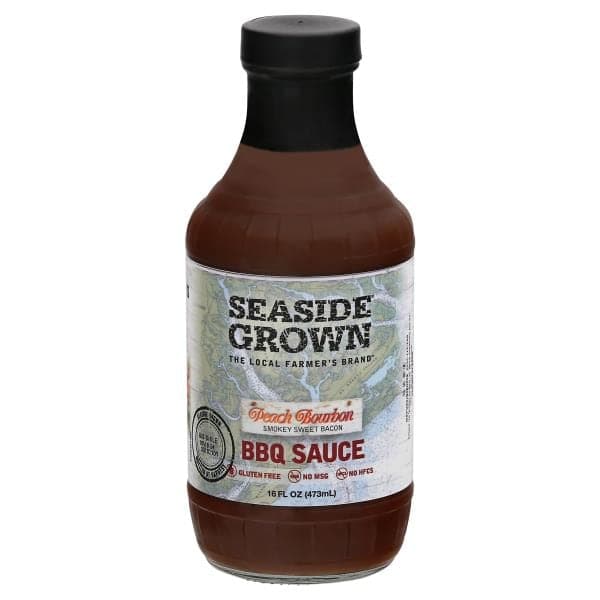 Seaside Grown Bbq Sauce, Peach Bourbon