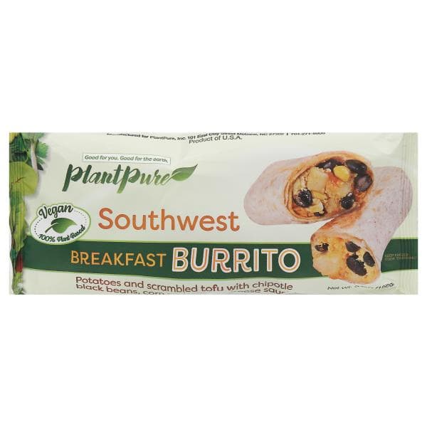 Plantpure Breakfast Burrito, Southwest