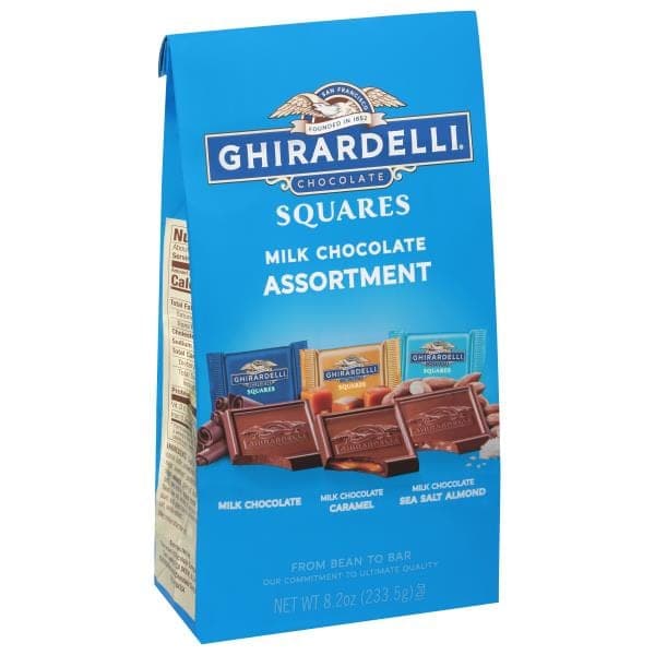 Ghirardelli Milk Chocolate Squares, Assortment