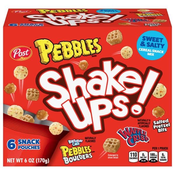 Pebbles Shake Ups! Cereal Snack Mix, Sweet & Salty