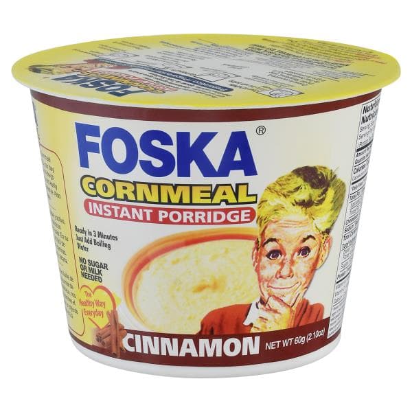 Foska Instant Porridge, Cornmeal, Cinnamon