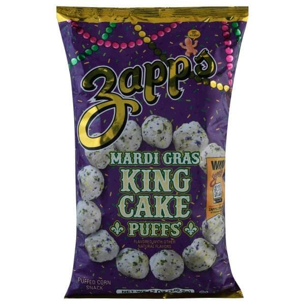 Zapp'S Puffs, Mardi Gras King Cake