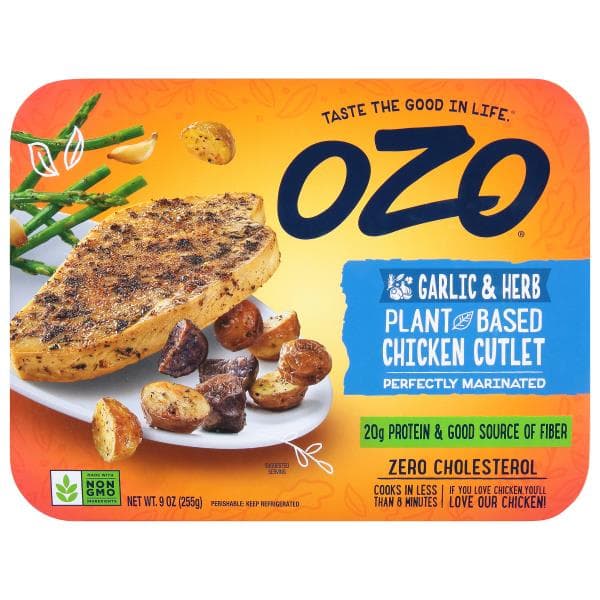 Ozo Plant-Based Garlic & Herb Chicken Cutlet