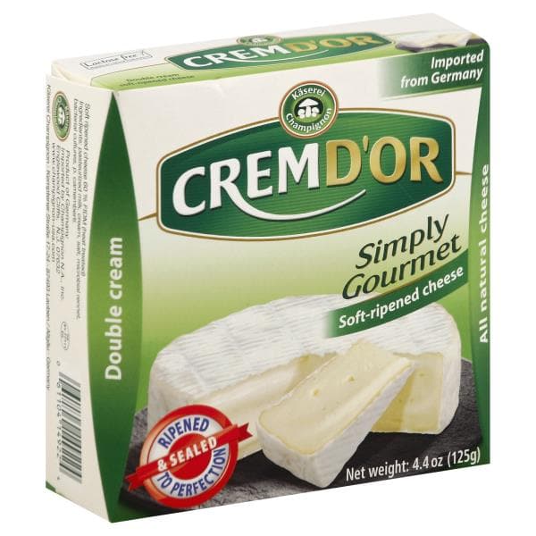 Cremdor Simply Gourmet Cheese, Soft-Ripened, Double Cream