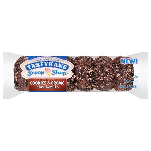 Tastykake Scoop Shop Cookies & Creme Mini Donuts