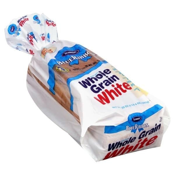 Blue Ribbon Bread, Made With Whole Grain, White