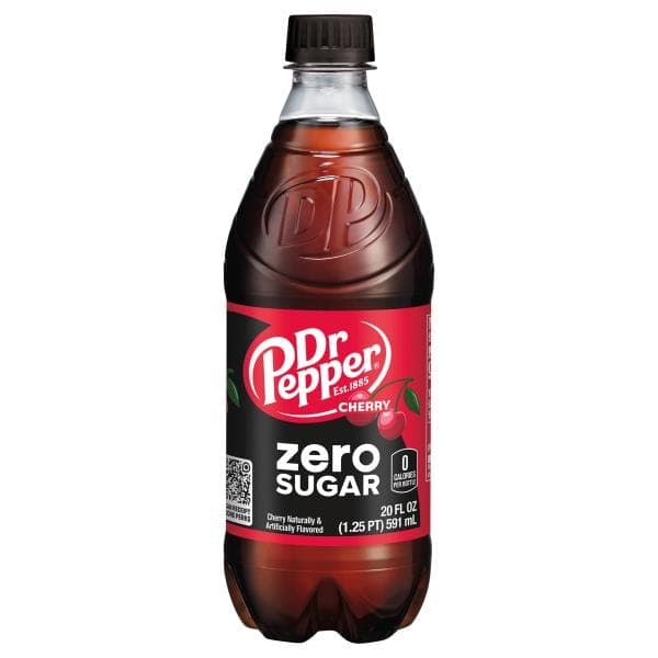 Dr Pepper Cherry Zero Sugar Soda, Oz