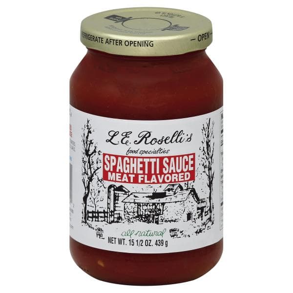 Le Rosellis Spaghetti Sauce, Meat Flavored