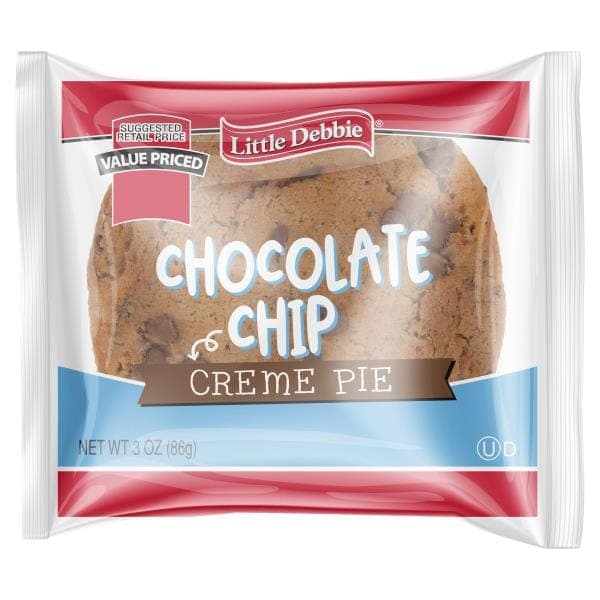 Little Debbie Creme Pie, Chocolate Chip, Value Priced