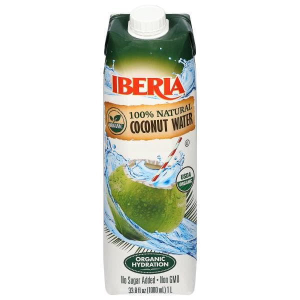 Iberia Coconut Water, 100% Natural, Organic