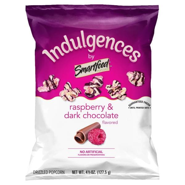 Smart Food Popcorn, Raspberry And Dark Chocolate Flavored