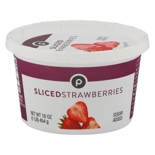 Publix Strawberries, Sliced