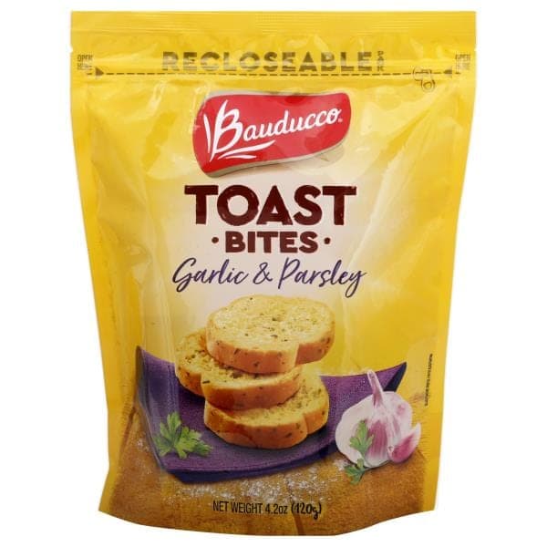 Bauducco Toast Bites, Garlic & Parsley