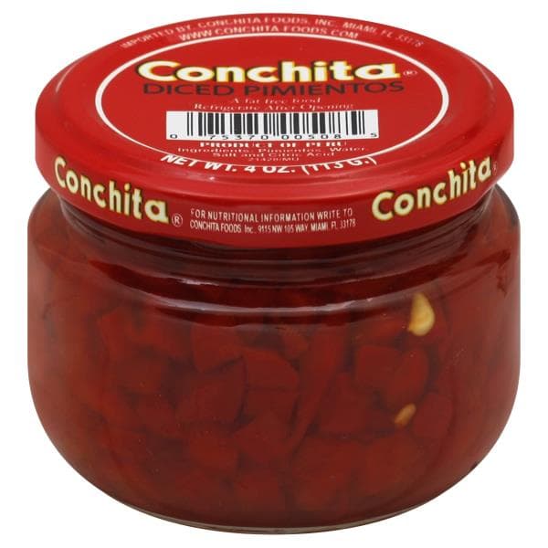 Conchita Pimientos, Diced