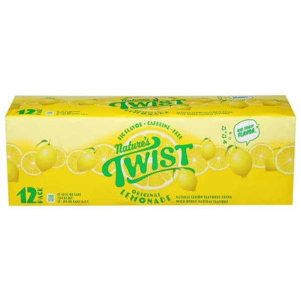 Nature'S Twist Lemonade, Caffeine Free