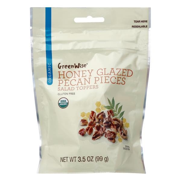 Greenwise Salad Toppers, Organic, Honey Glazed Pecan