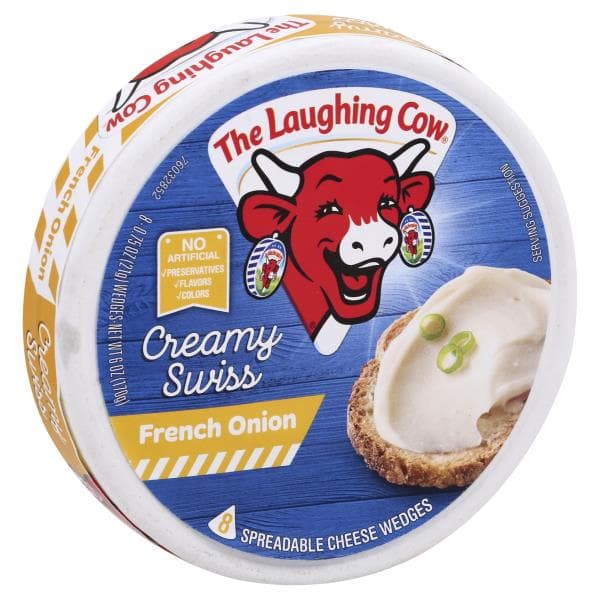 The Laughing Cow Spreadable Cheese Wedges
