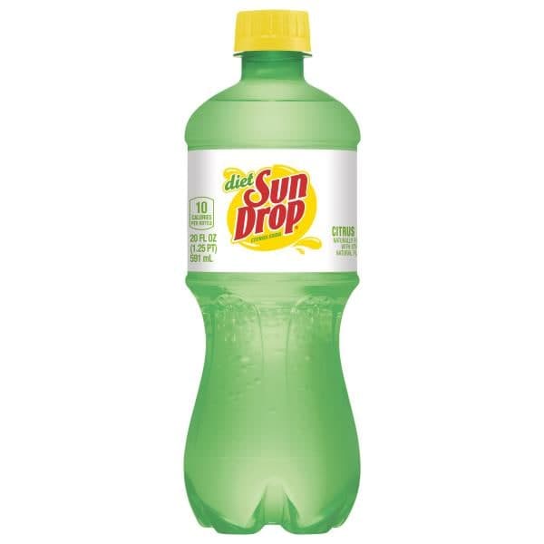 Sun Drop Soda, Citrus, Diet