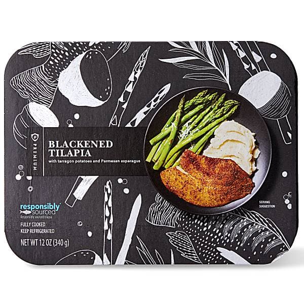 Publix Premium Blackened Tilapia, W/Potatoes & Asparagus, Microwave