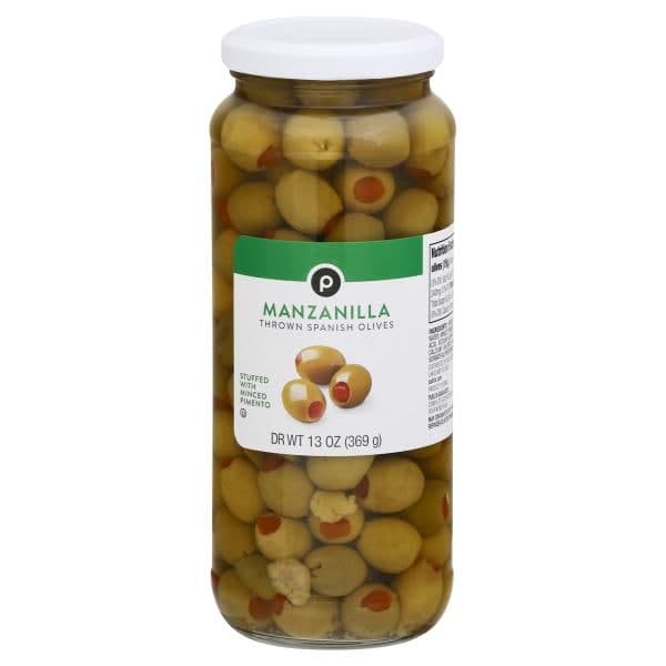 Publix Manzanilla Thrown Spanish Olives