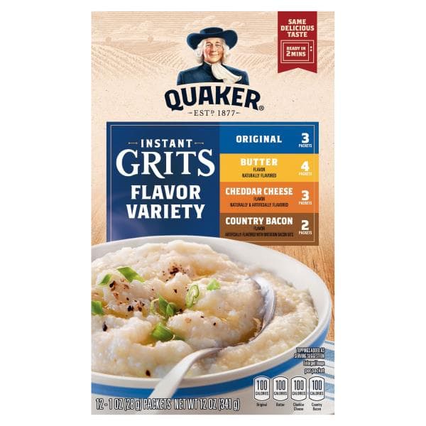 Quaker Instant Grits Flavor Variety