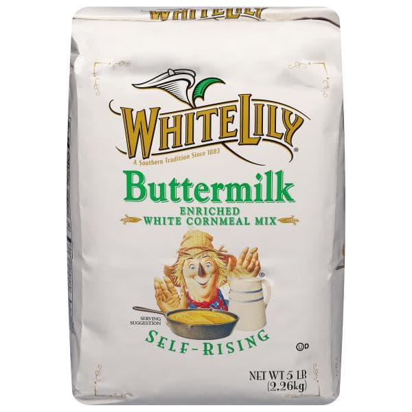 White Lily Cornmeal Mix, Buttermilk, White, Enriched, Self Rising