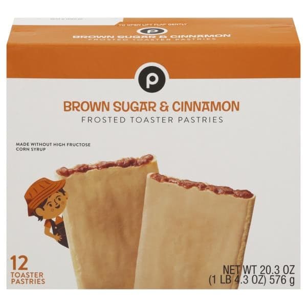 Publix Toaster Pastries, Brown Sugar & Cinnamon