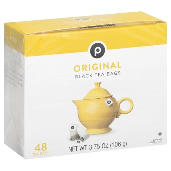 Publix Black Tea Bags, Original