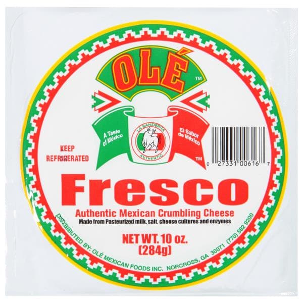 Ole Crumbling Cheese, Authentic Mexican, Fresco