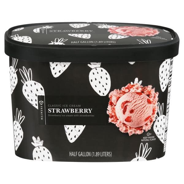 Publix Premium Ice Cream, Classic, Strawberry