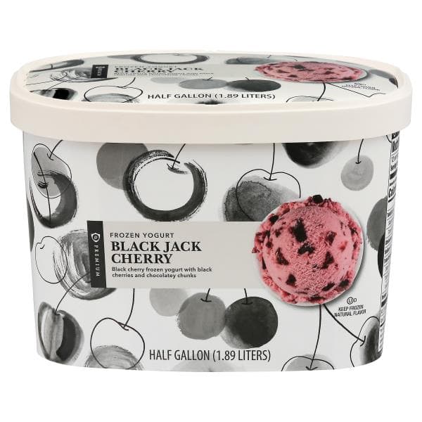 Publix Premium  Yogurt, Black Jack Cherry