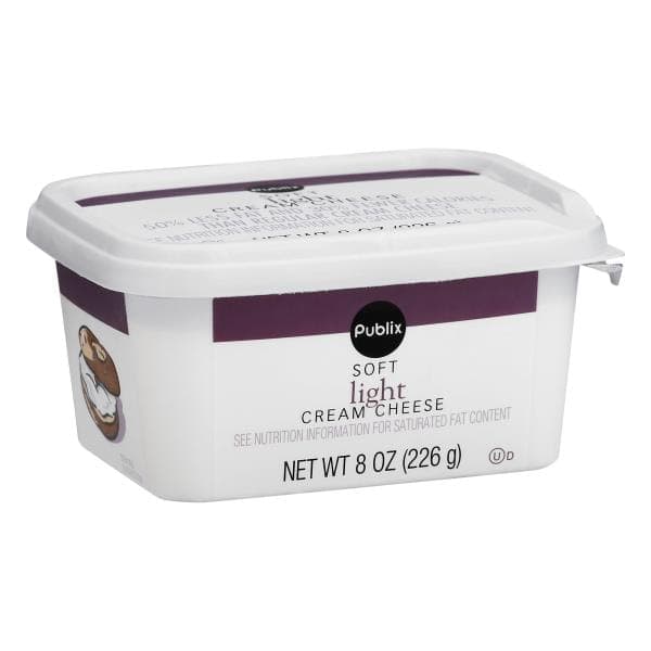 Publix Cream Cheese, Light, Soft