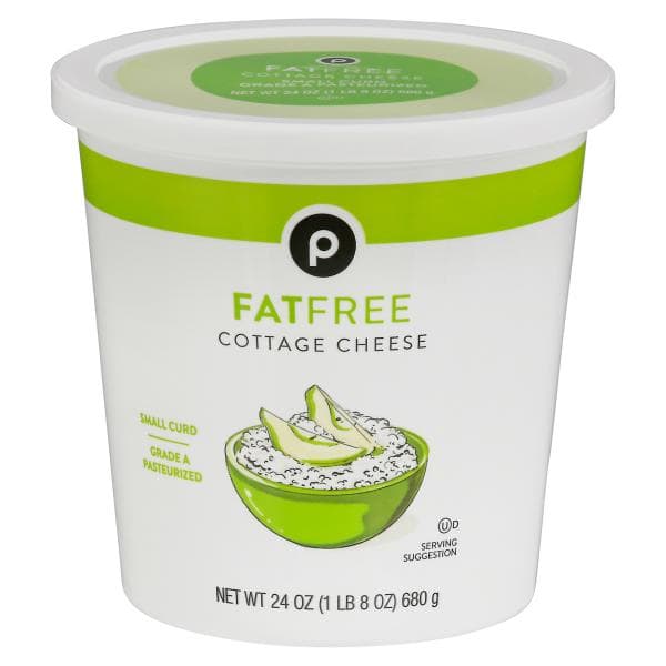 Publix Cottage Cheese, Fat Free, Small Curd