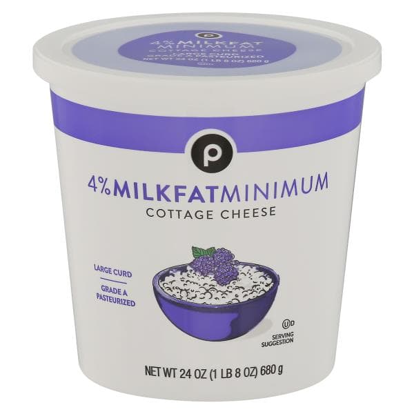 Publix Cottage Cheese, 4% Milkfat Minimum, Large Curd