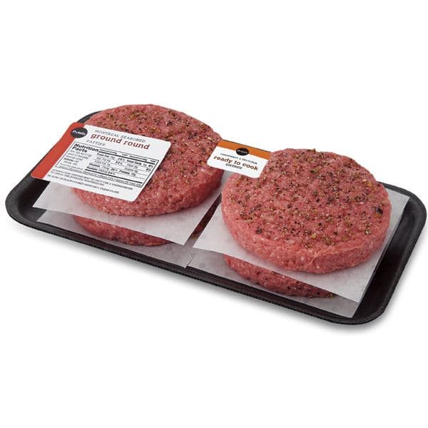 Publix Montreal Seasoned, Ground Round Burgers
