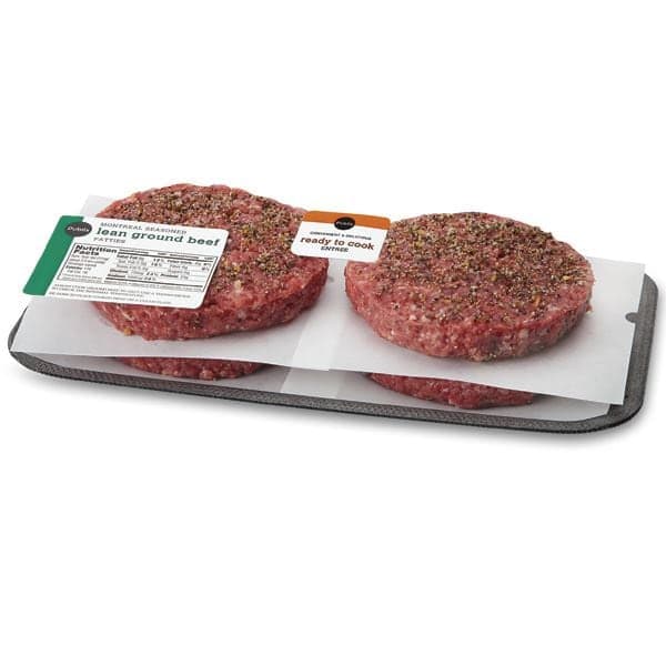 Publix Montreal Seasoned, 93% Lean Beef Burgers