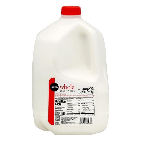 Publix Milk, Whole