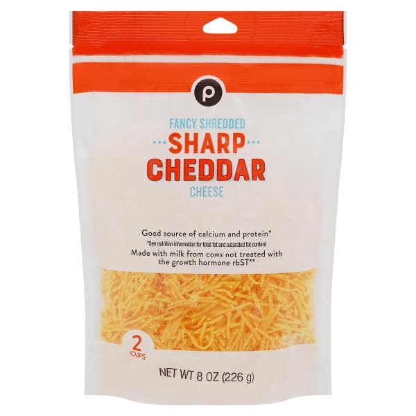 Publix Sharp Cheddar Fancy, Shredded Cheese