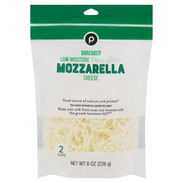Publix Mozzarella Low Moisture Part Skim, Shredded Cheese
