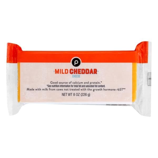 Publix Mild Cheddar, Chunk Cheese